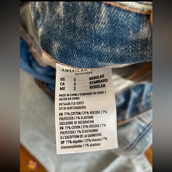 AE next level stretch jeggings size 2 - Picture 4 of 5